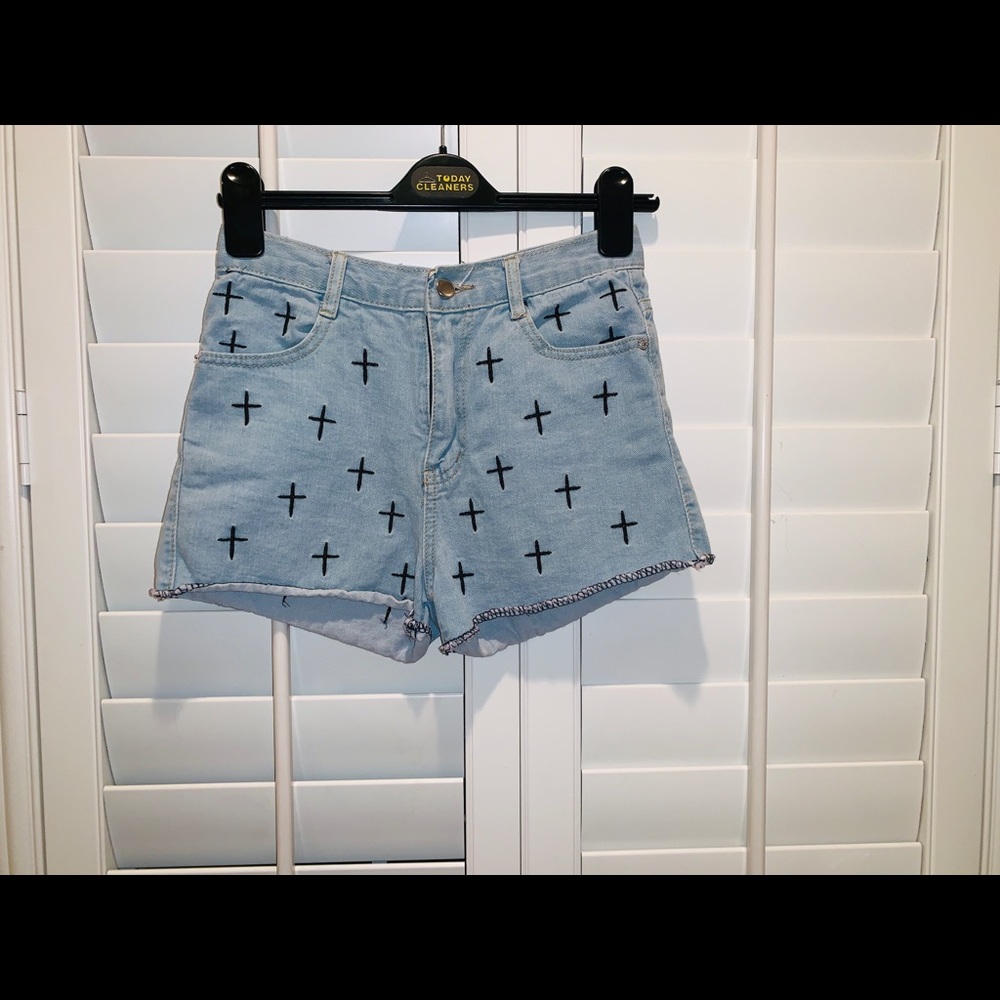 Ya Da High Waisted Jean Shorts